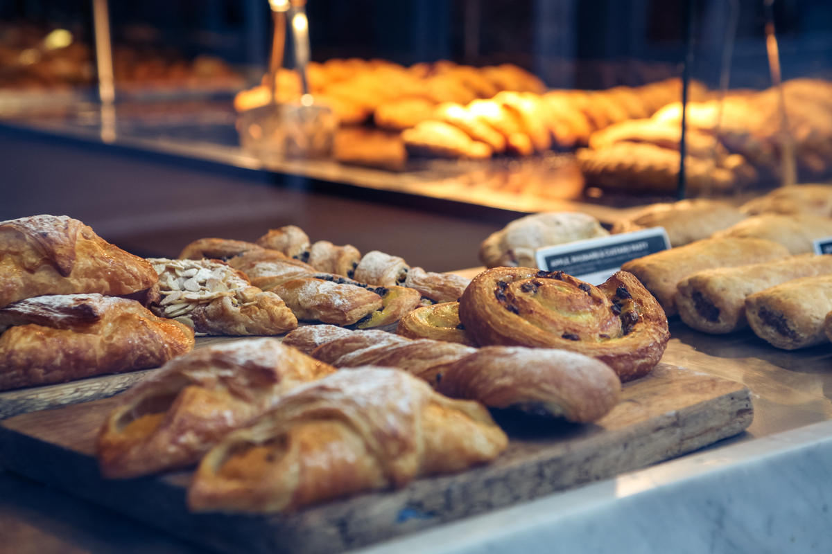 A bakery's selections.