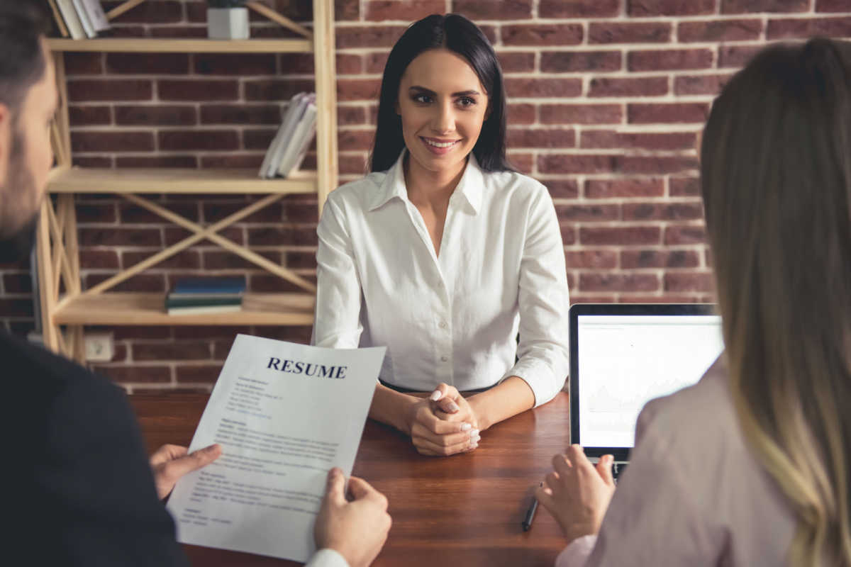 Recruiters conducting an interview