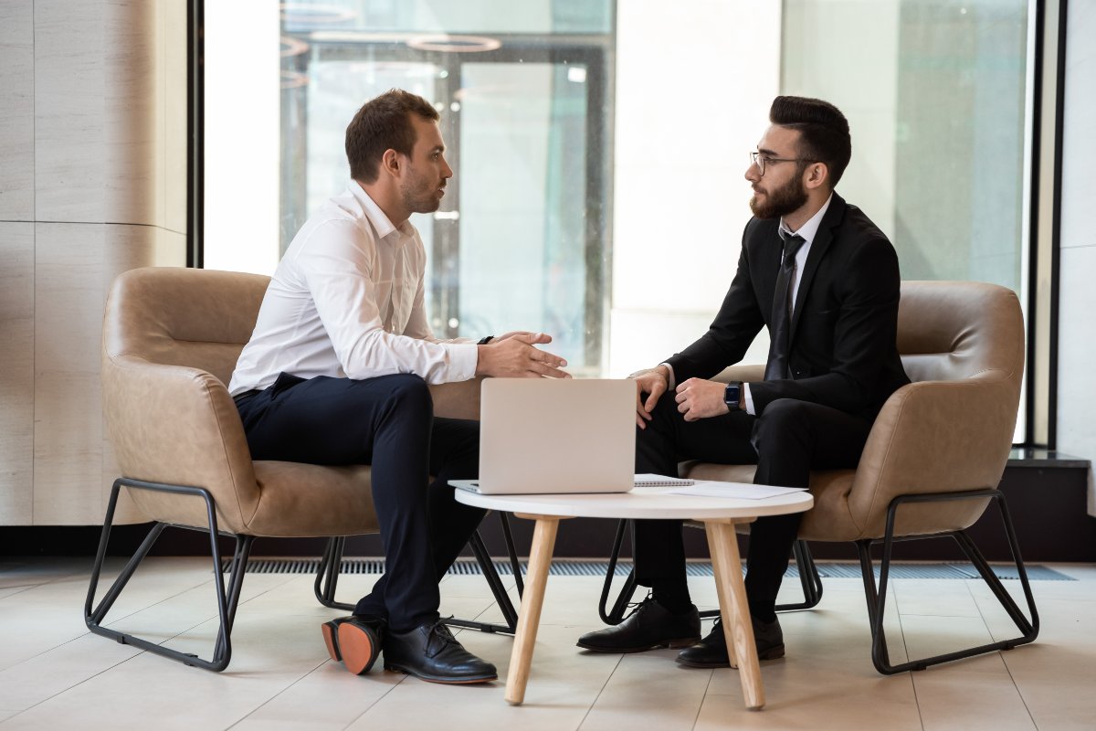 Business partners having a meeting 